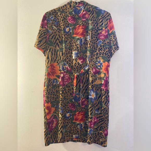 Vintage mixed print shift dress - Picture 6 of 7